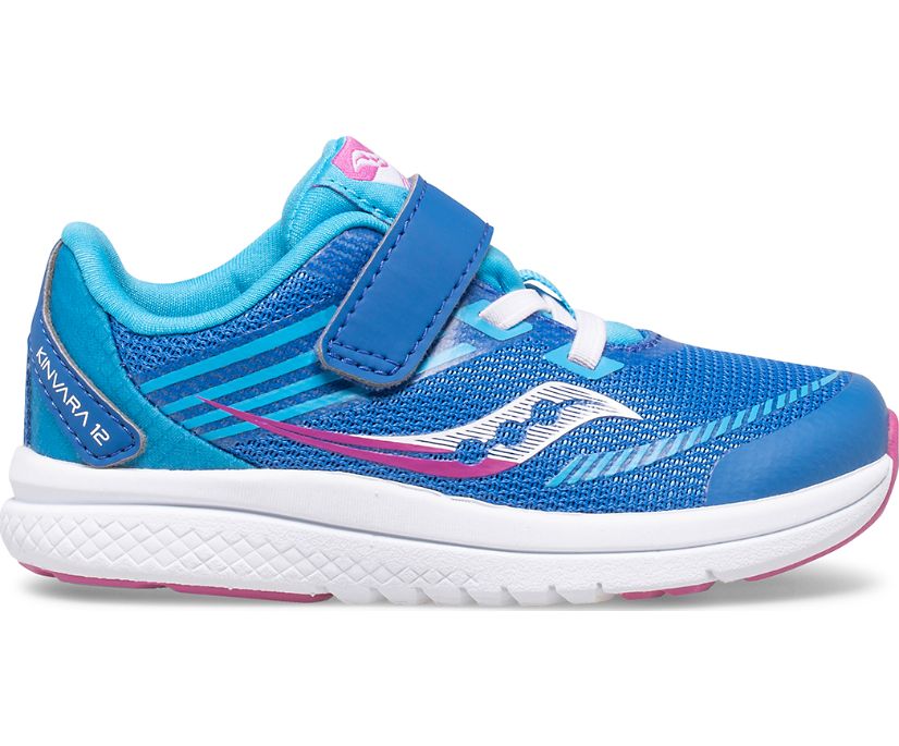 Tenis Saucony Kinvara 12 Jr. Niños Azules Rosas | México 890YXFU